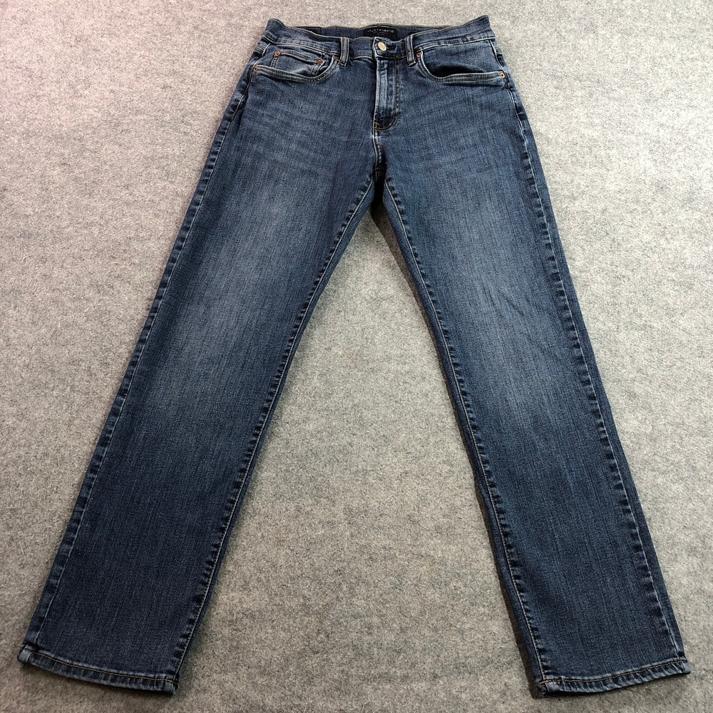 Lucky Brand 221 Mens Jeans 32x32 (Fits 30x31) Blue Straight Leg Med Wash Denim